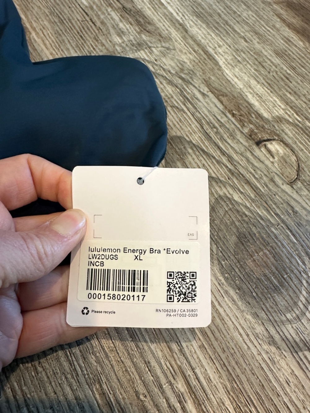 NEW with tags! Lululemon Energy Bra *Evolve
Indochine Blue XL - Picture 3 of 6
